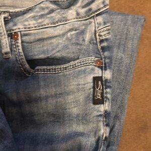 Silver Boyfriend Jeans Women's Light Blue Denim